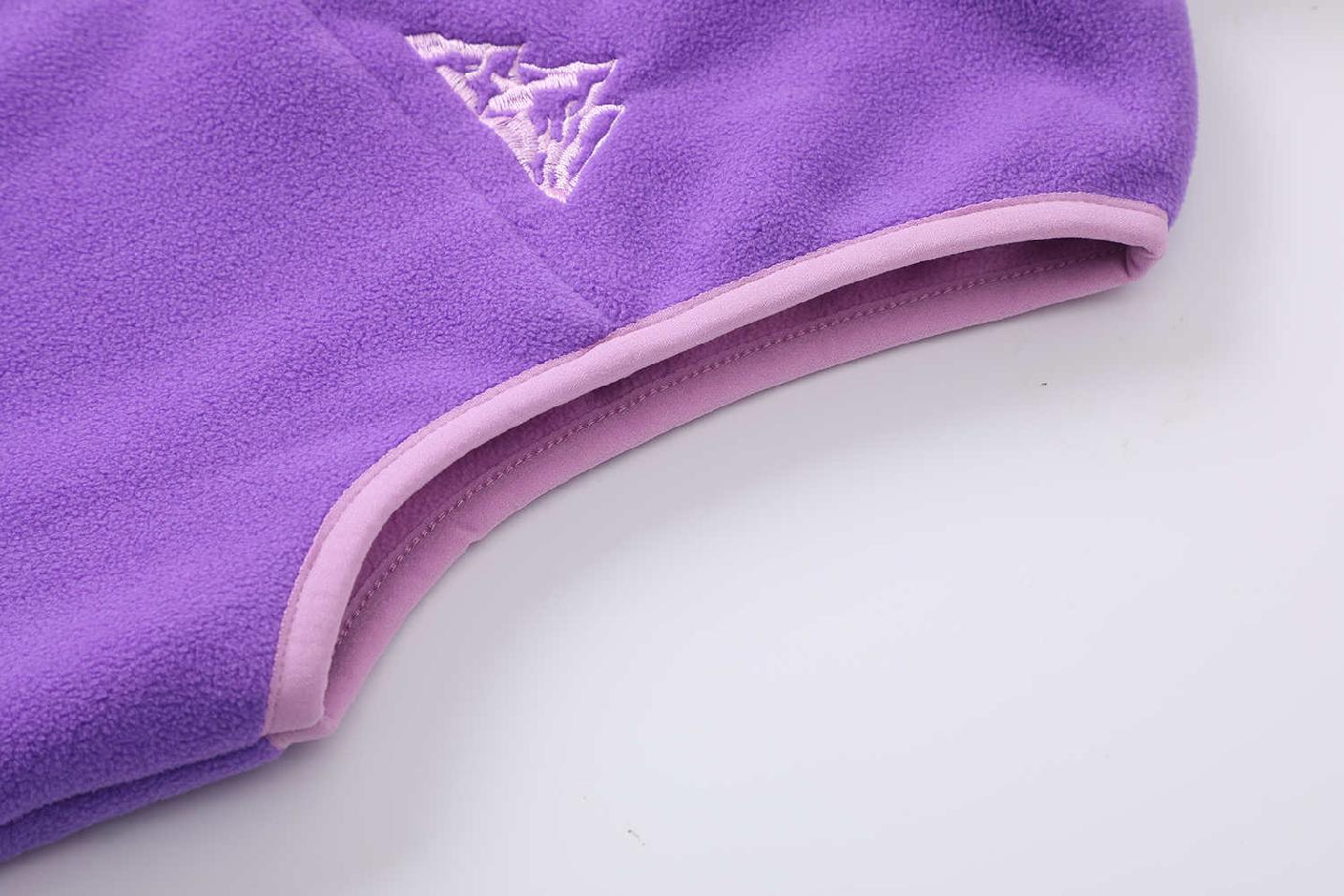 Dívčí flísová vesta Kugo FM7894 fialová